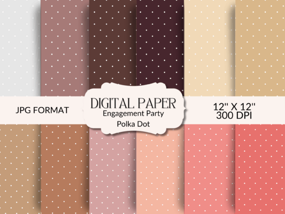 12 Engagement Party Polka Dot Patterns