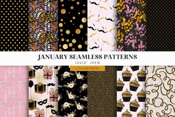 Choosing the Right New Year Seamless Patterns for Your Creative Projects