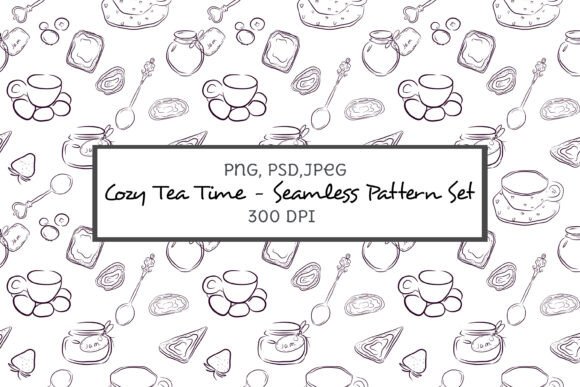 Cozy Tea Time – Seamless Patterns, Line: A Guide to Handcrafted Digital Design Assets
