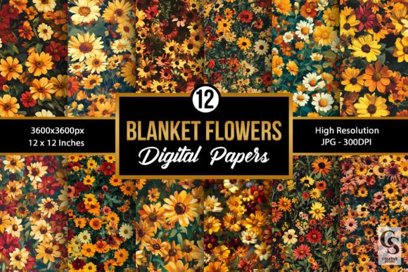 Elevating Digital Craftsmanship: The Strategic Value of Blanket Flowers Seamless Patterns in Modern Design Workflows