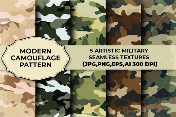 Mastering the Art of Disguise: A Deep Dive into 5 Seamless Camouflage Patterns