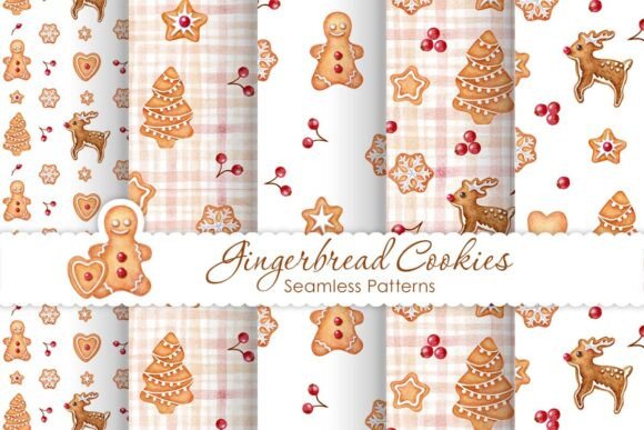 Unlocking Creativity with Watercolor Gingerbread Seamless Patterns